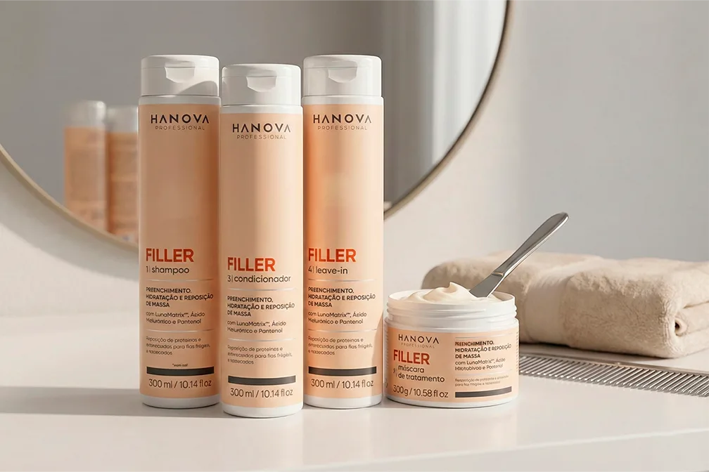 Filler: reconstrução inteligente que devolve corpo e vitalidade aos fios