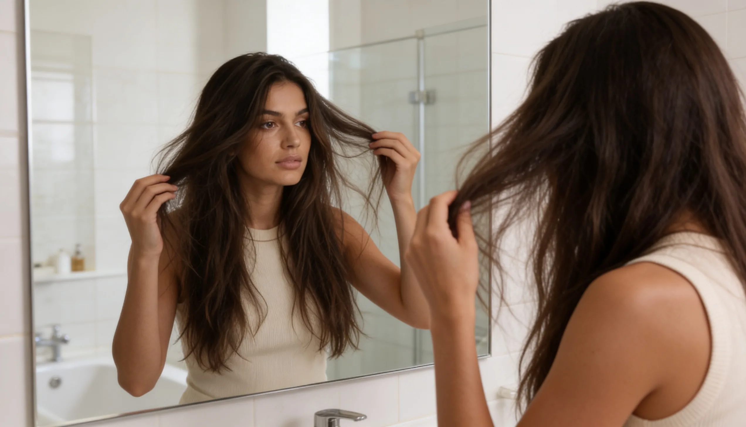 Tá, mas por que seu cabelo continua poroso?